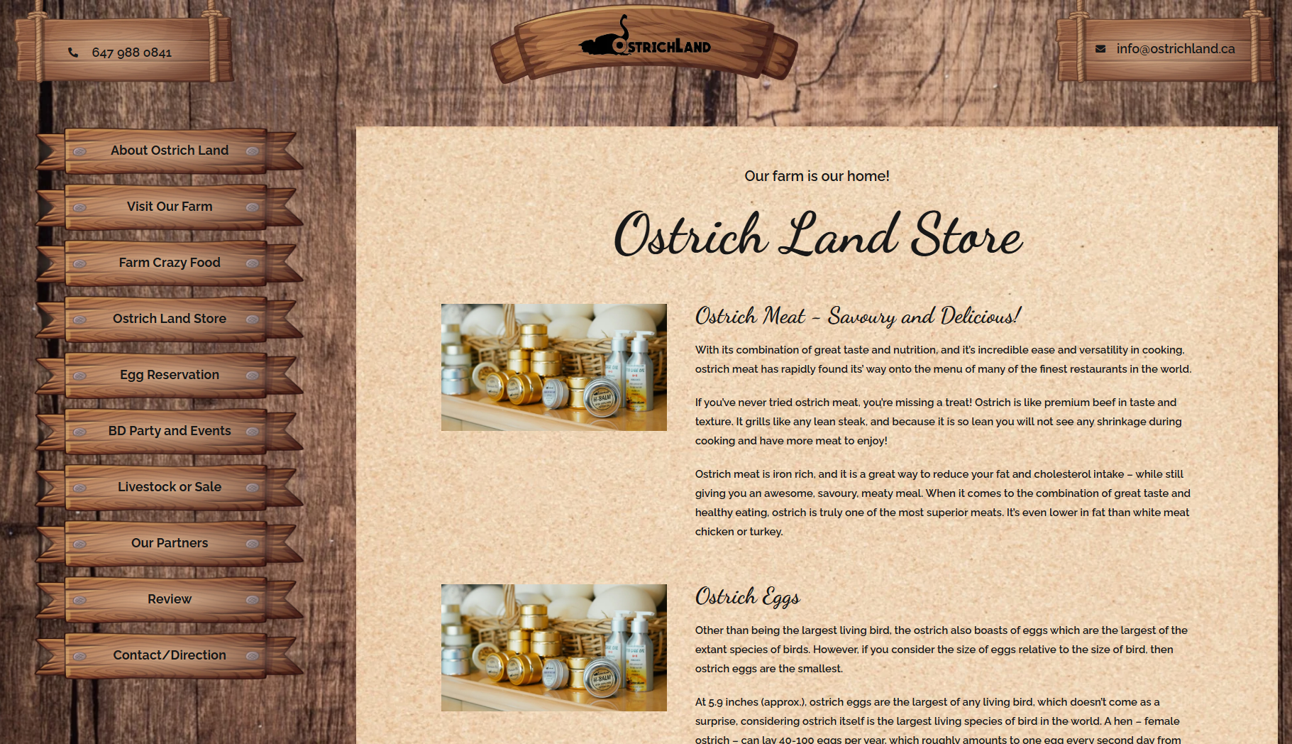 Olmalex _ Ostrich Land Ontario